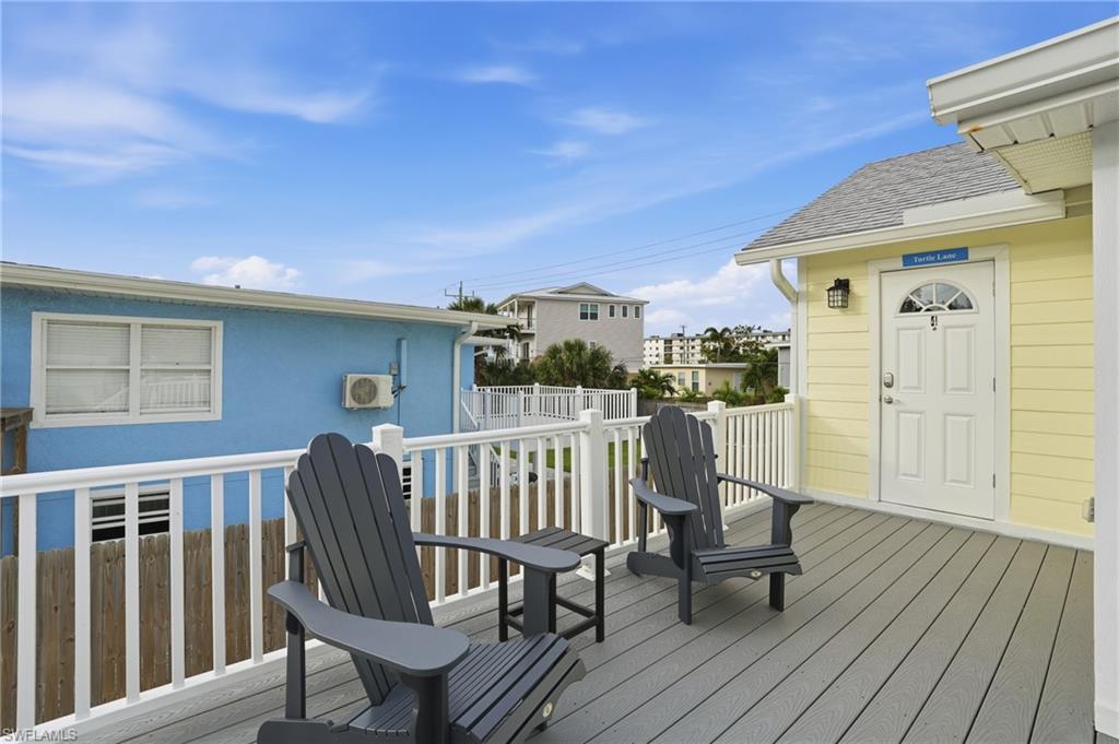 View of wooden deck - Virtually Edited Image