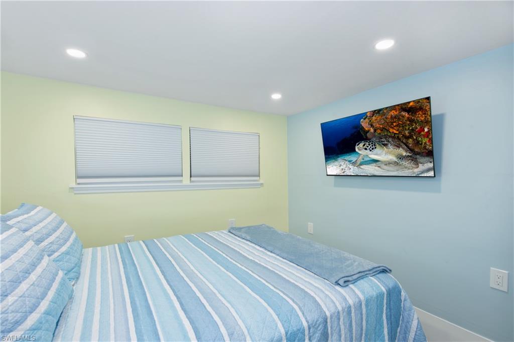 Bedroom featuring recessed lighting - Virtually Edited Image