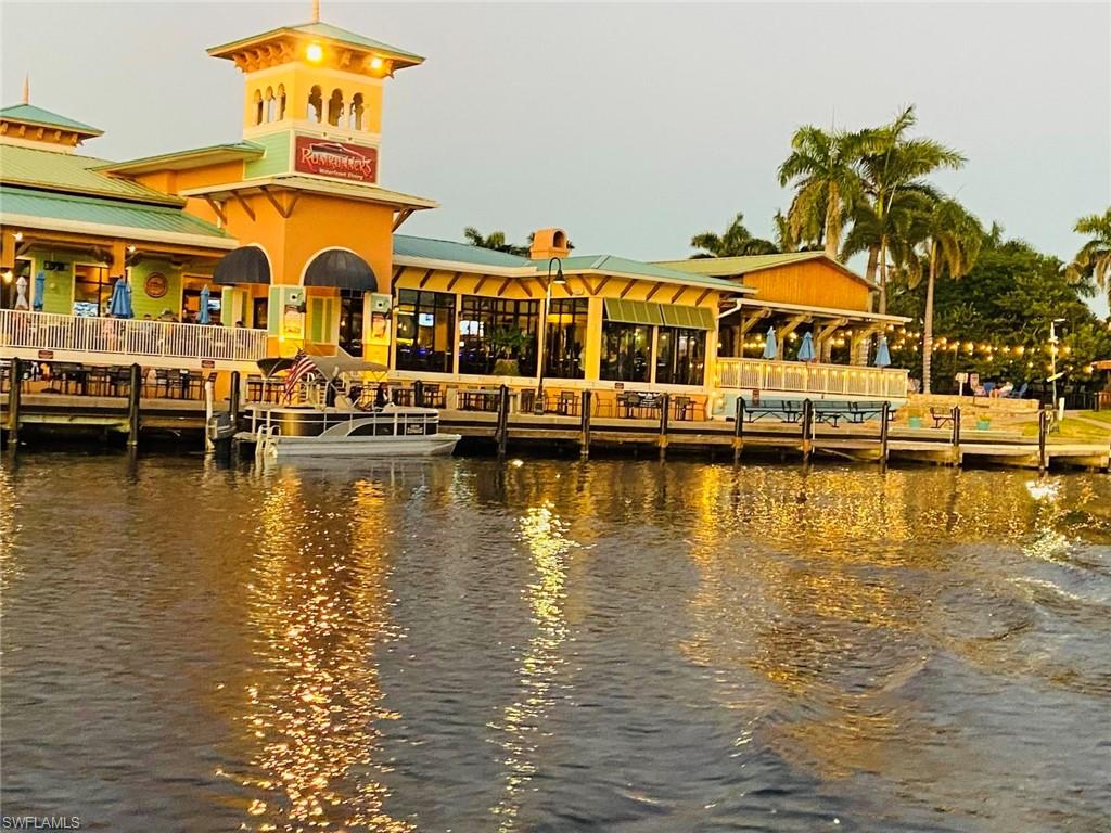 Dock with a water view
