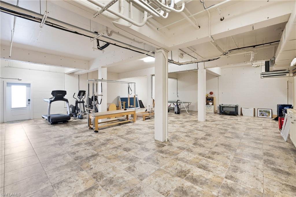 View of workout area