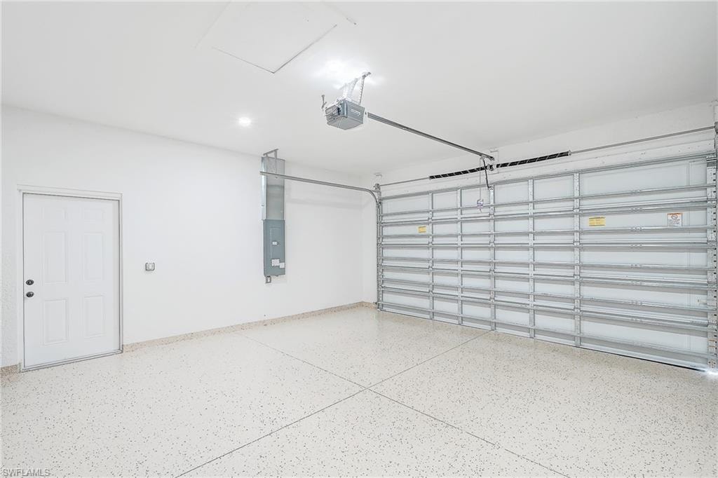 Spare room with light wood-style flooring and a ceiling fan