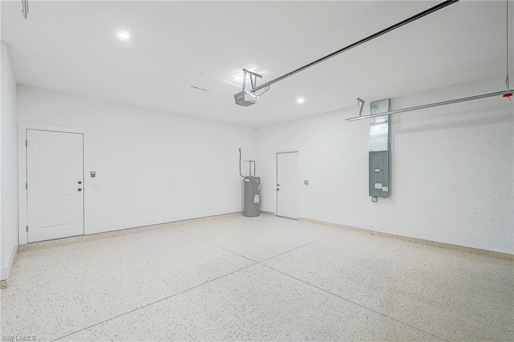 Spare room featuring wood finished floors and a ceiling fan