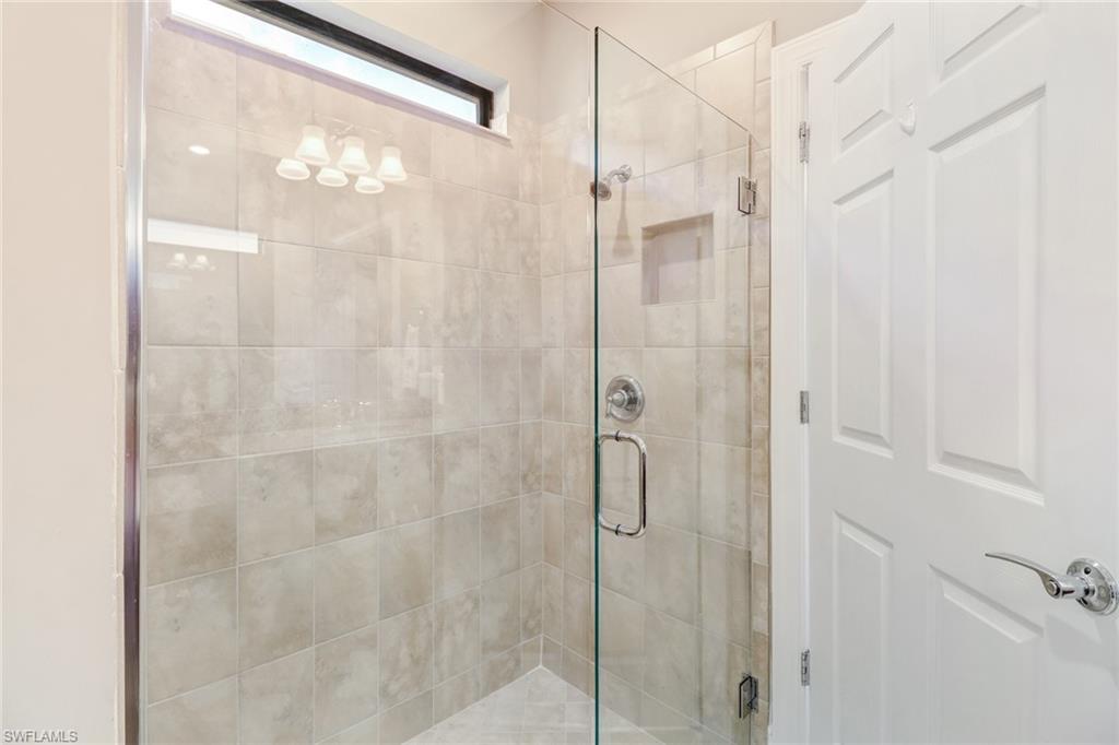 Full bathroom with a stall shower