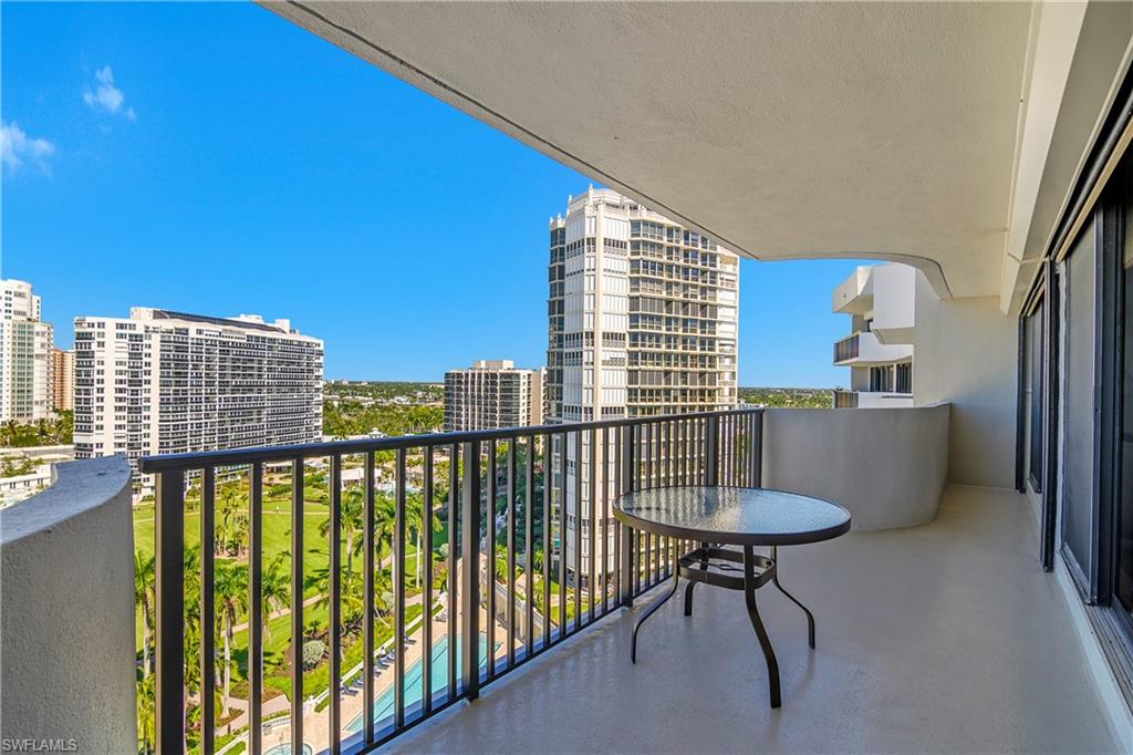 Balcony city view