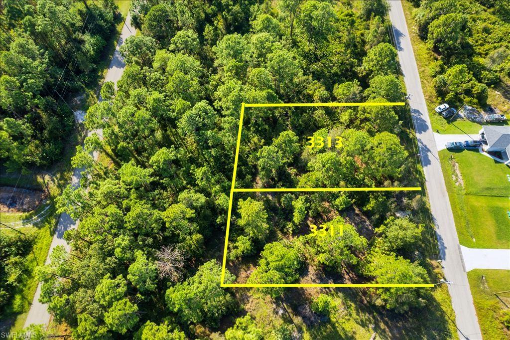 Aerial view of property's location.