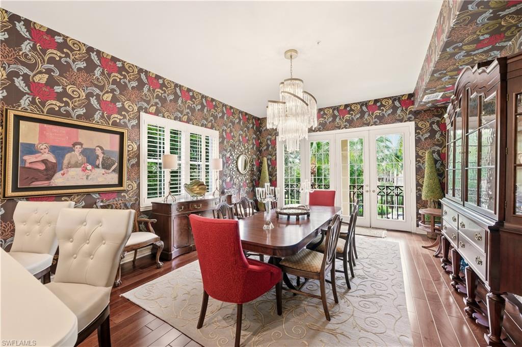 Large enough for entertaining with a balcony