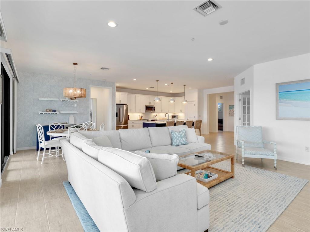 Great Room, Dining Area, and Kitchen