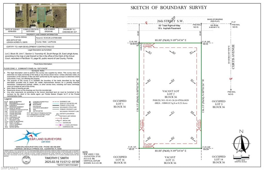 Survey map / technical document
