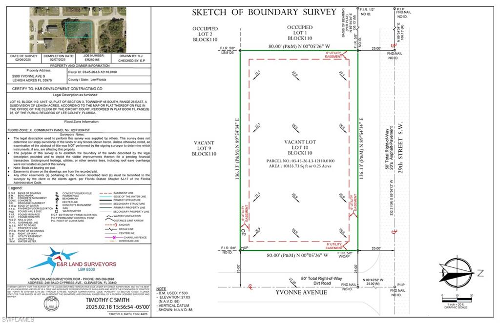 Survey map / technical document