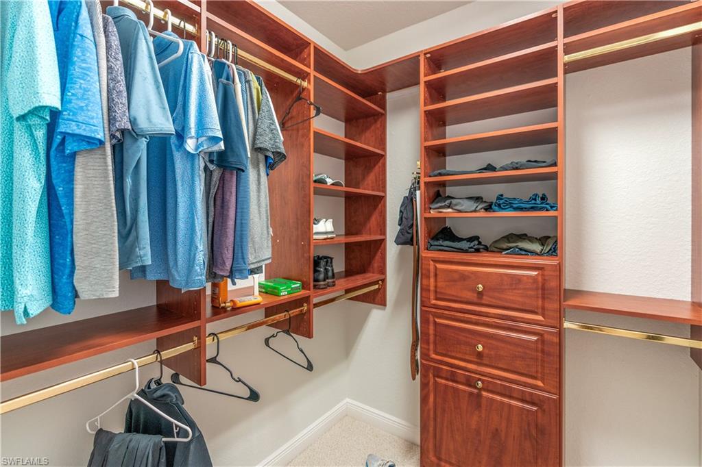 View of spacious closet