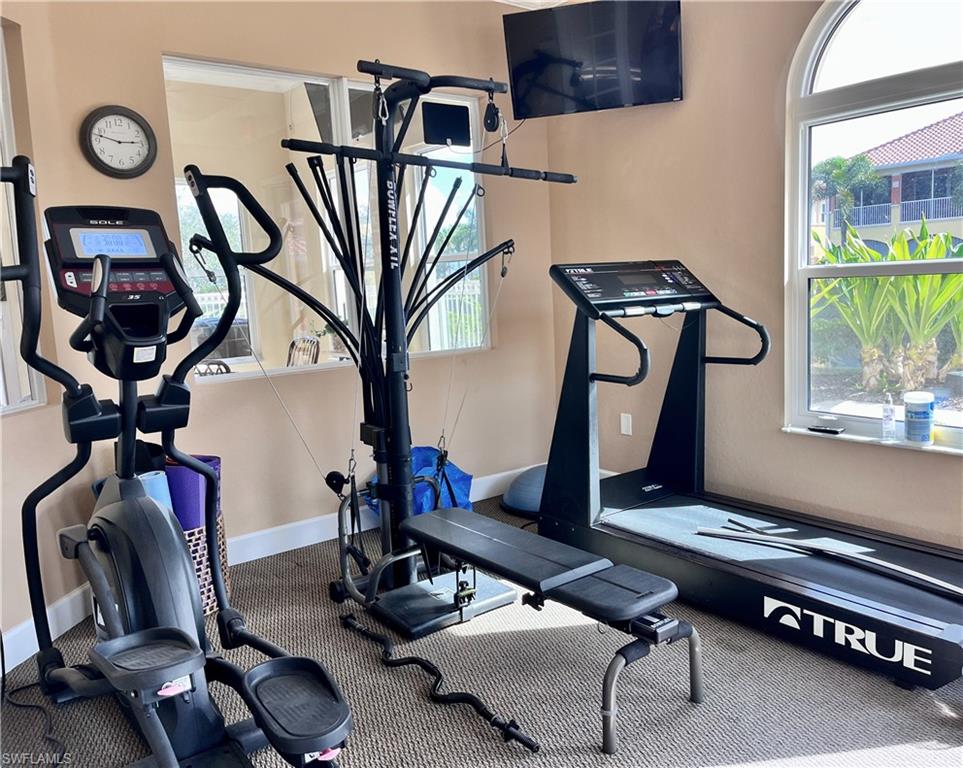 View of exercise area