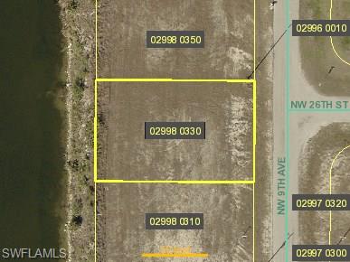 Aerial view of property's location