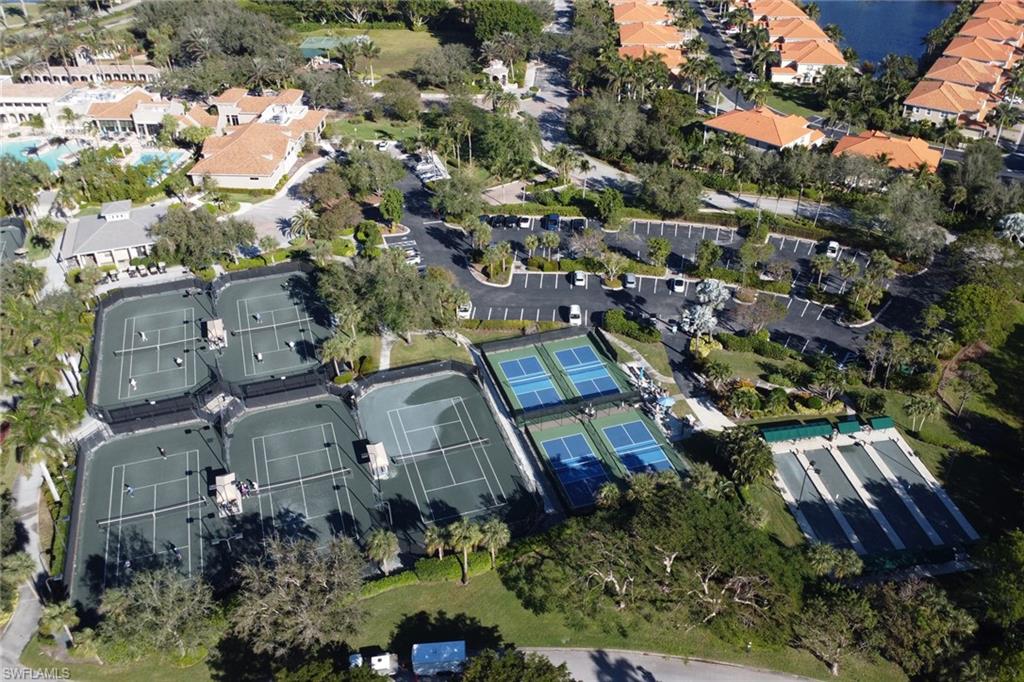 Aerial view of property's location featuring nearby suburban area
