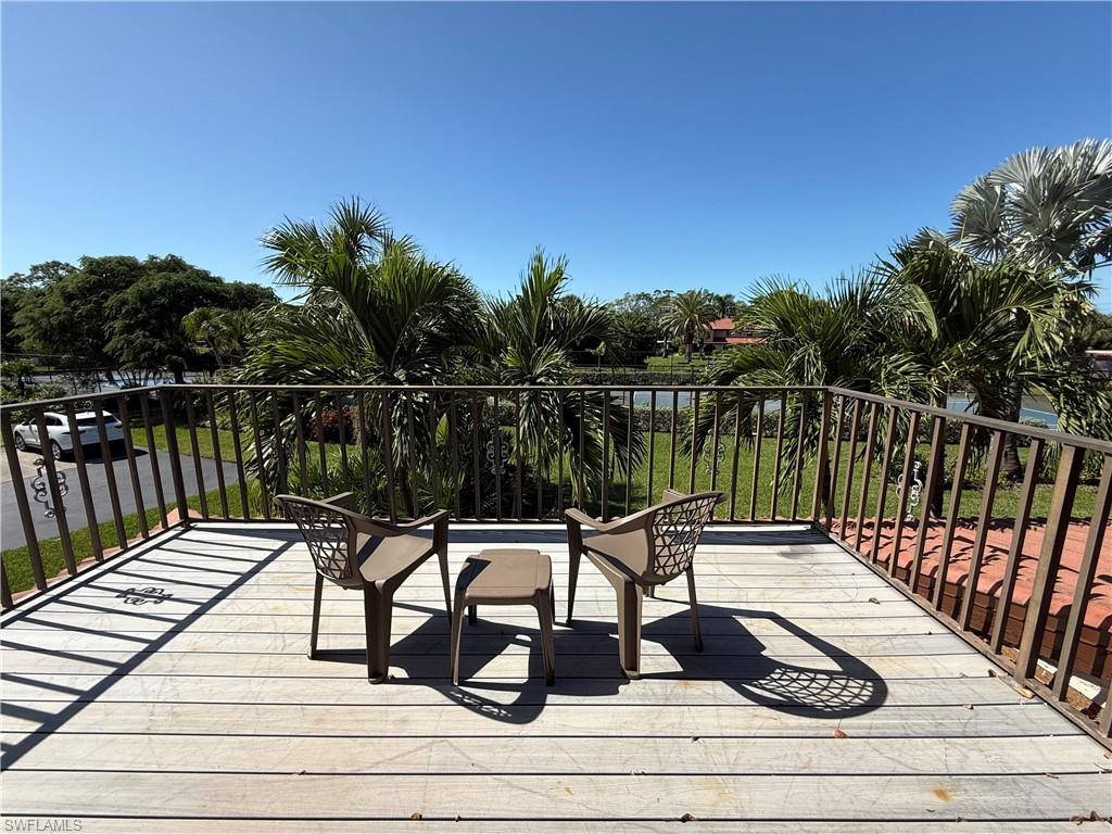 View of deck