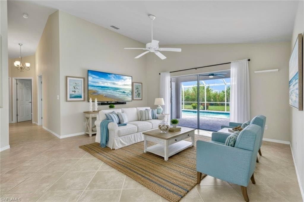 Virtually Staged Family Room