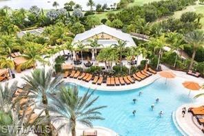 View of community resort pool