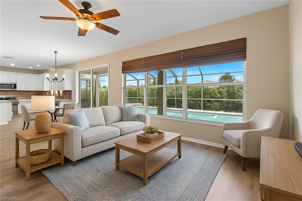 Virtually Staged Family Room