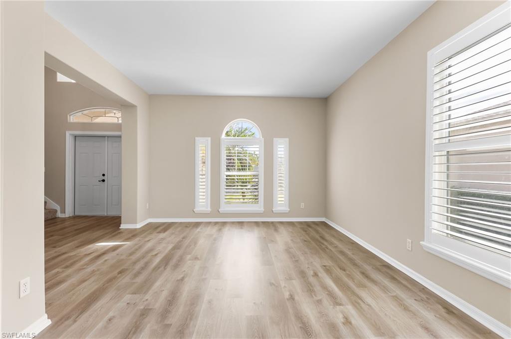 New Luxury Vinyl Plank flooring throughout main living area.