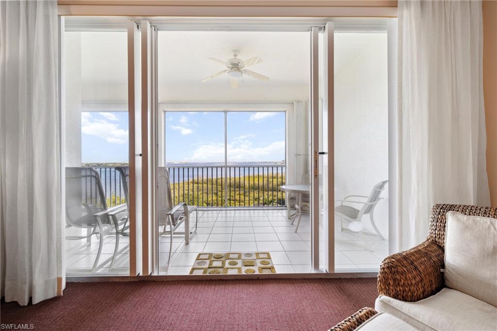 Morning coffee view from your living room.