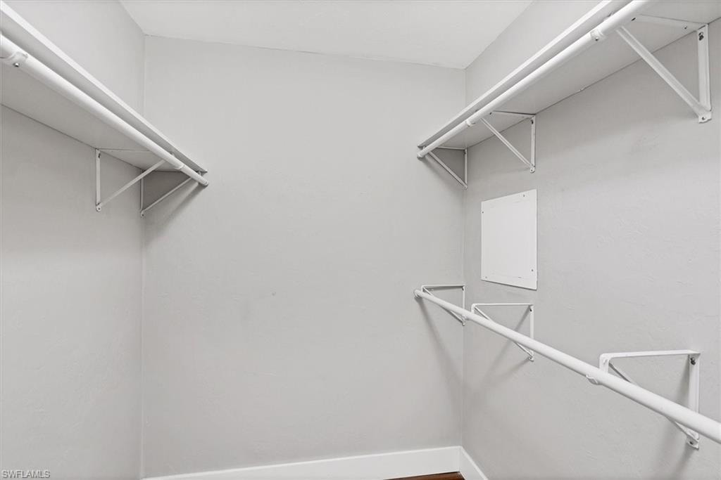 View of spacious closet