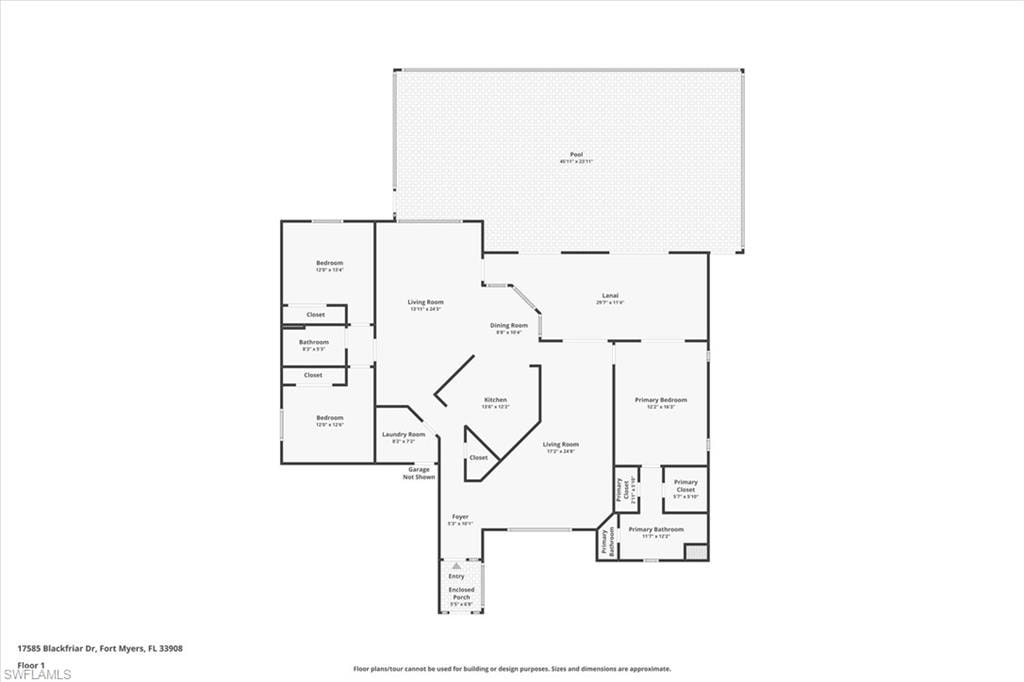 View of floor plan / room layout