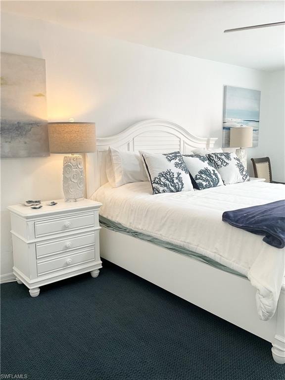 King size bed and plenty of natural light