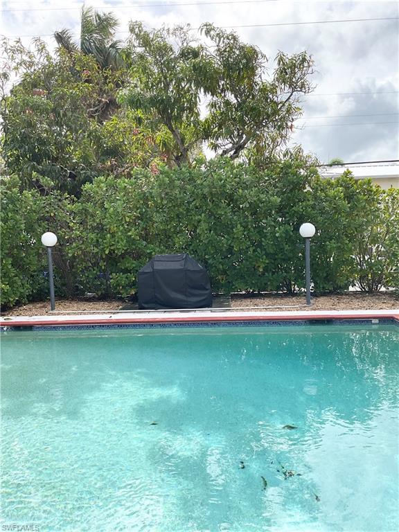 BBQ area by the pool