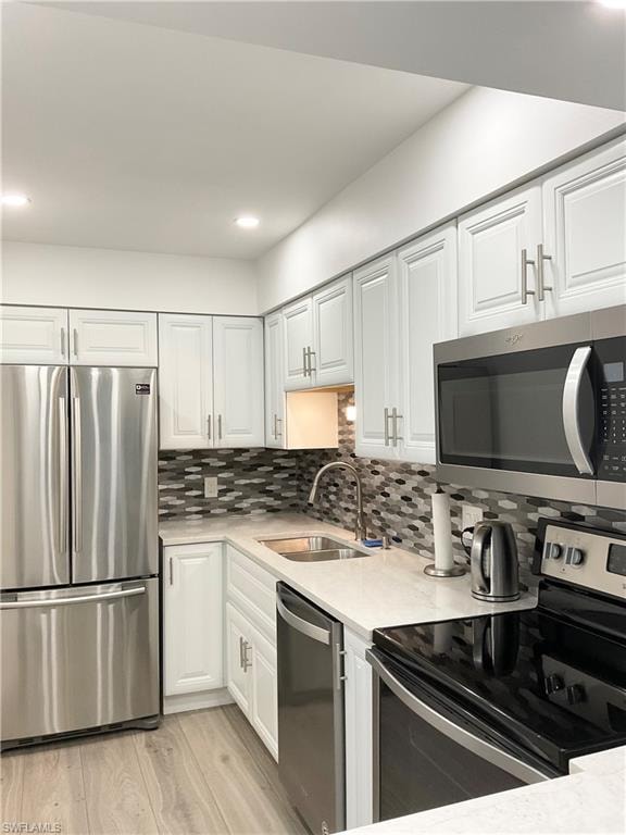 Kitchen with stainless appliances and quartz countertops