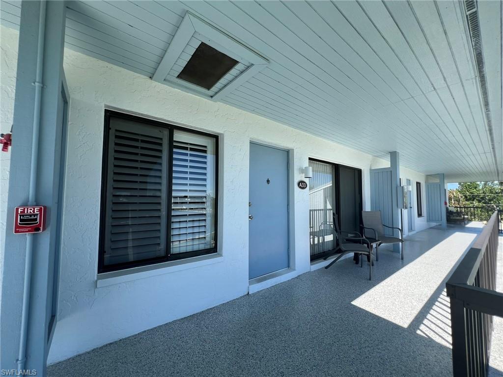 View of patio