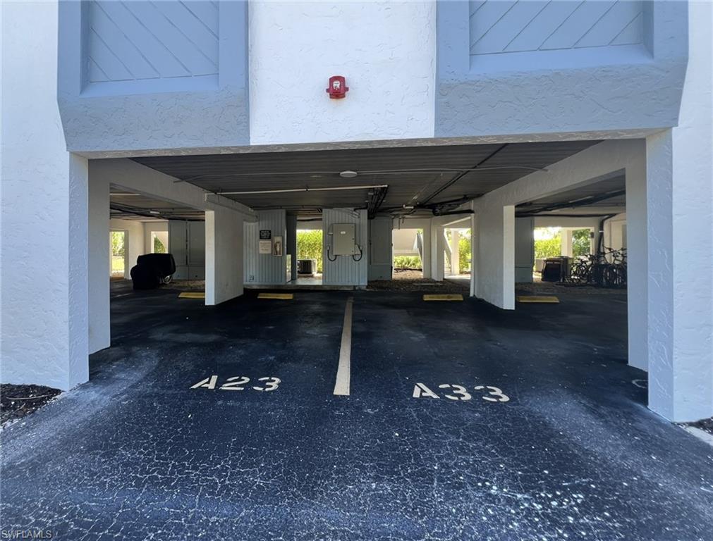 View of parking deck