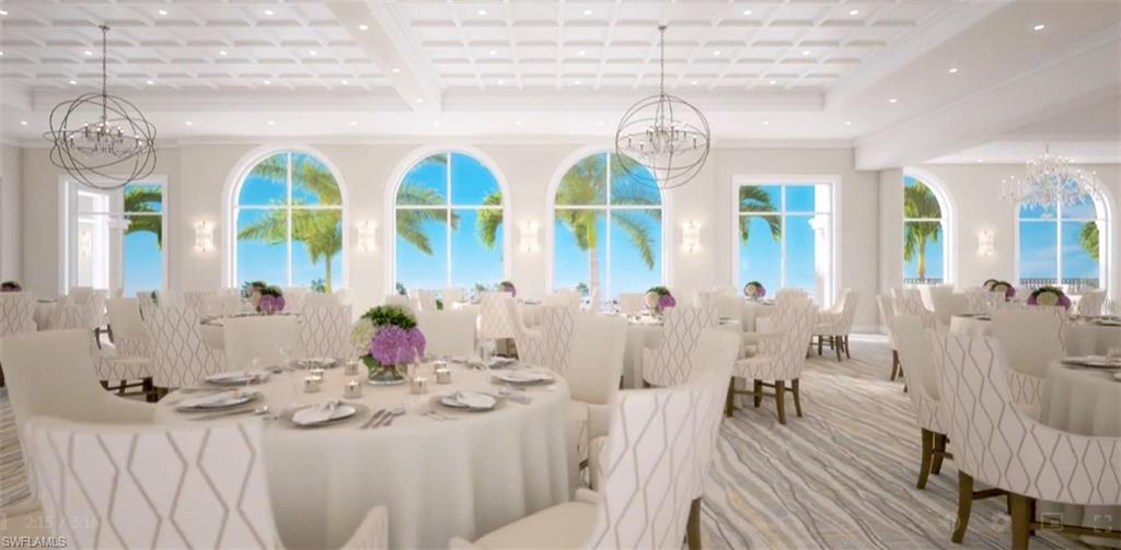 Rendering of $19M Renovation to the Gulf Harbour Country Club Clubhouse, ETA completion Nov/2026