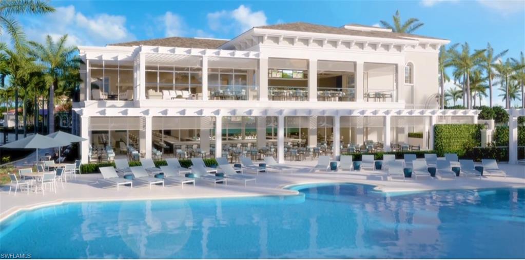 Rendering of $19M Renovation to the Gulf Harbour Country Club Clubhouse, ETA completion Nov/2026