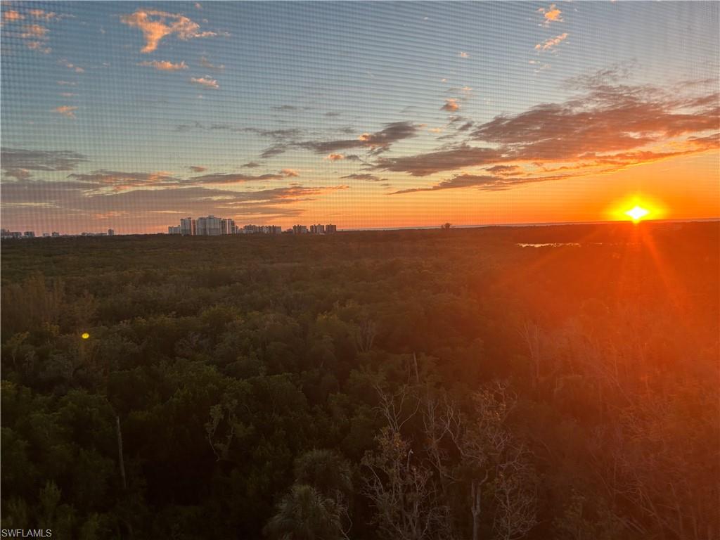 Sunset view from lanai