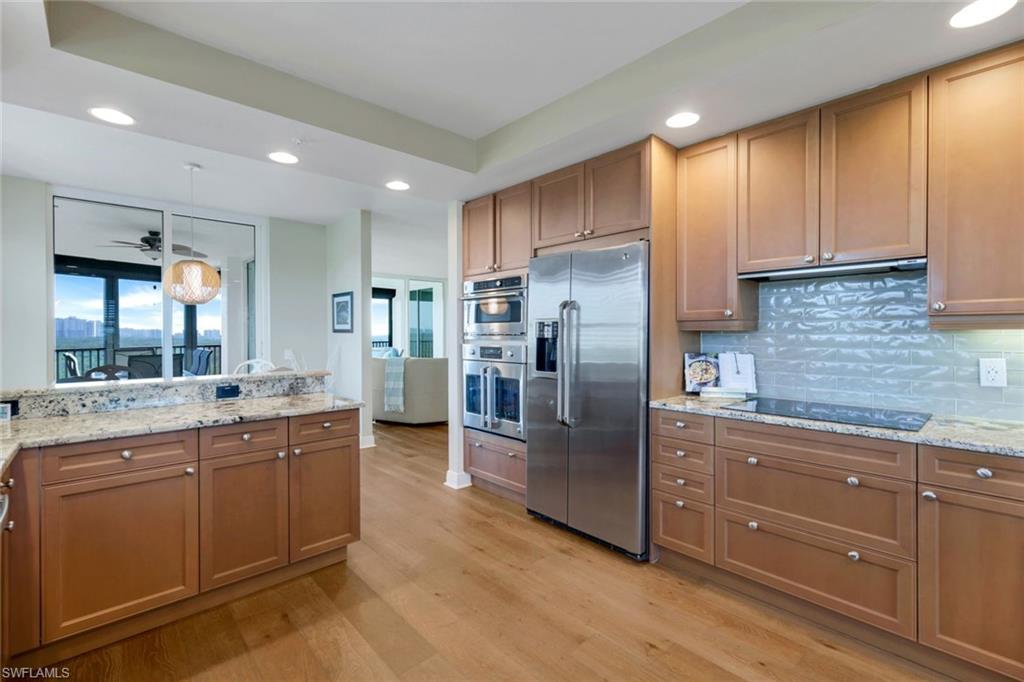 French door oven with convection oven.