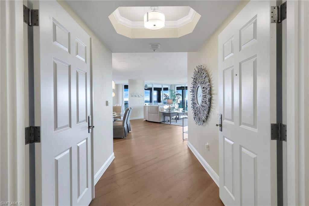 Private elevator entry into your unit.