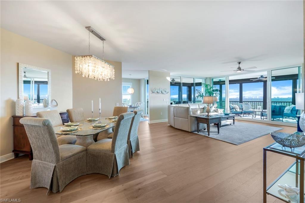 Living and dining area