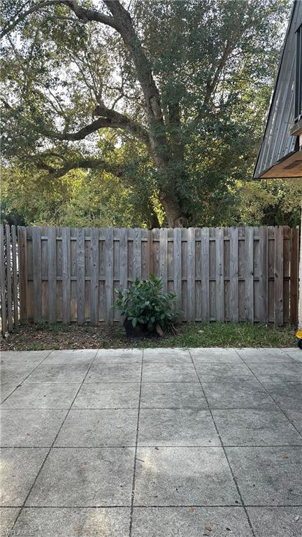 View of patio