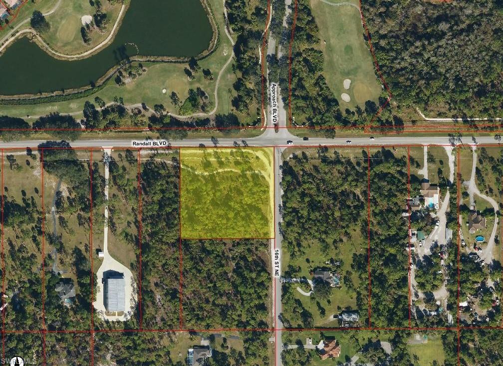 Map / location with property boundaries highlighted