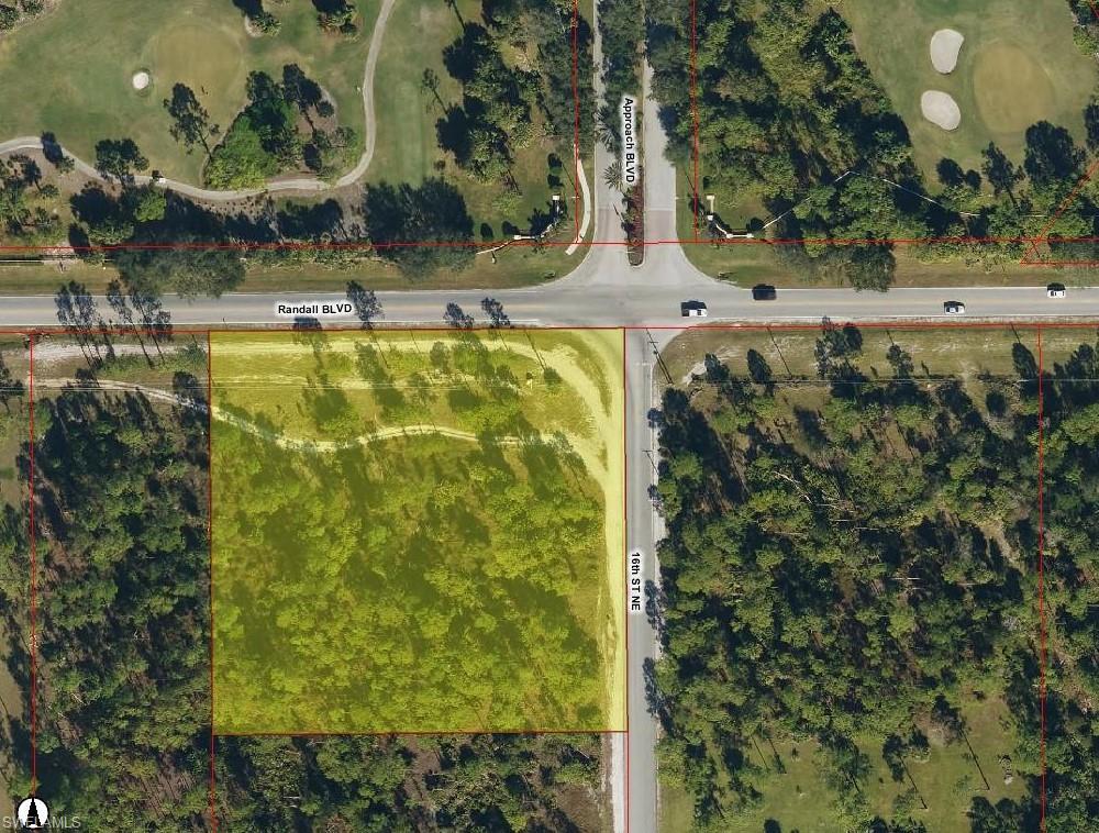 Map / location with property parcel outlined