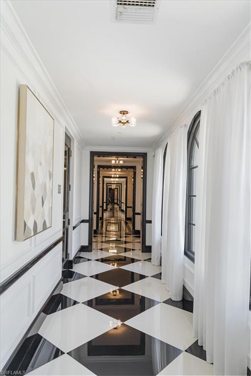remodeled hallway