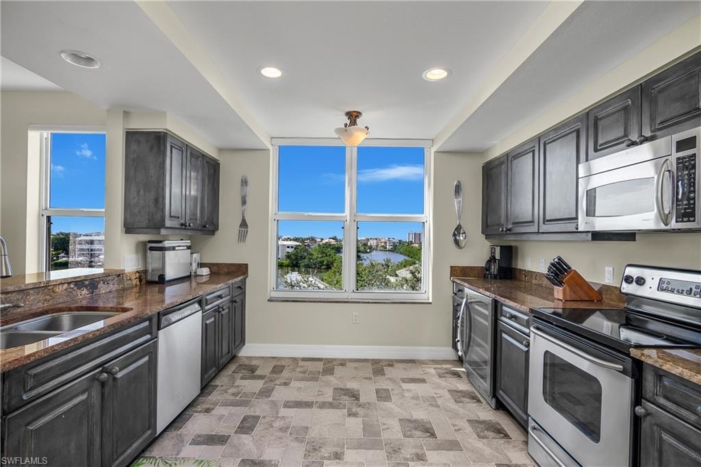 Room for high-top seating by the window
