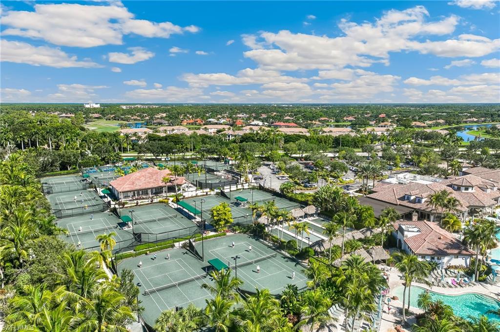 Players Club - Aerial of 12 tennis courts