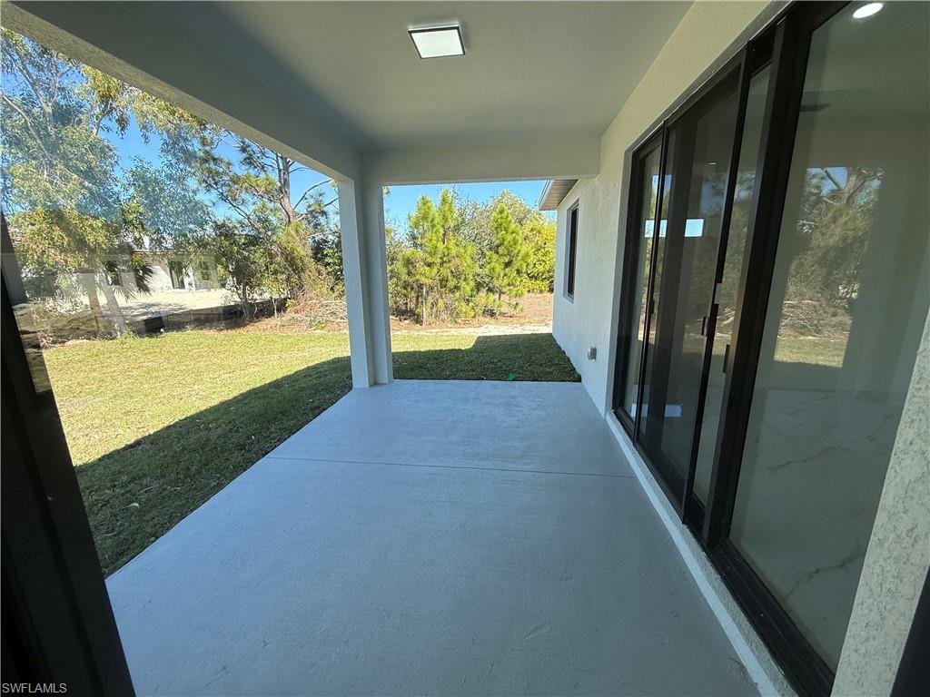 View of patio