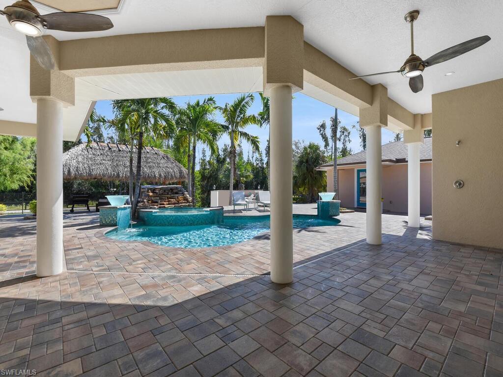 Long Covered Area On Pool Lanai