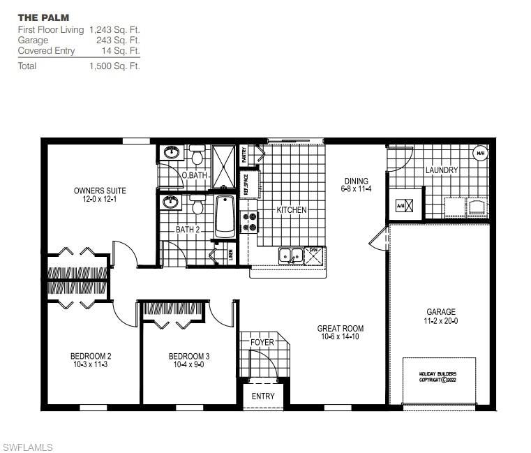 View of home floor plan