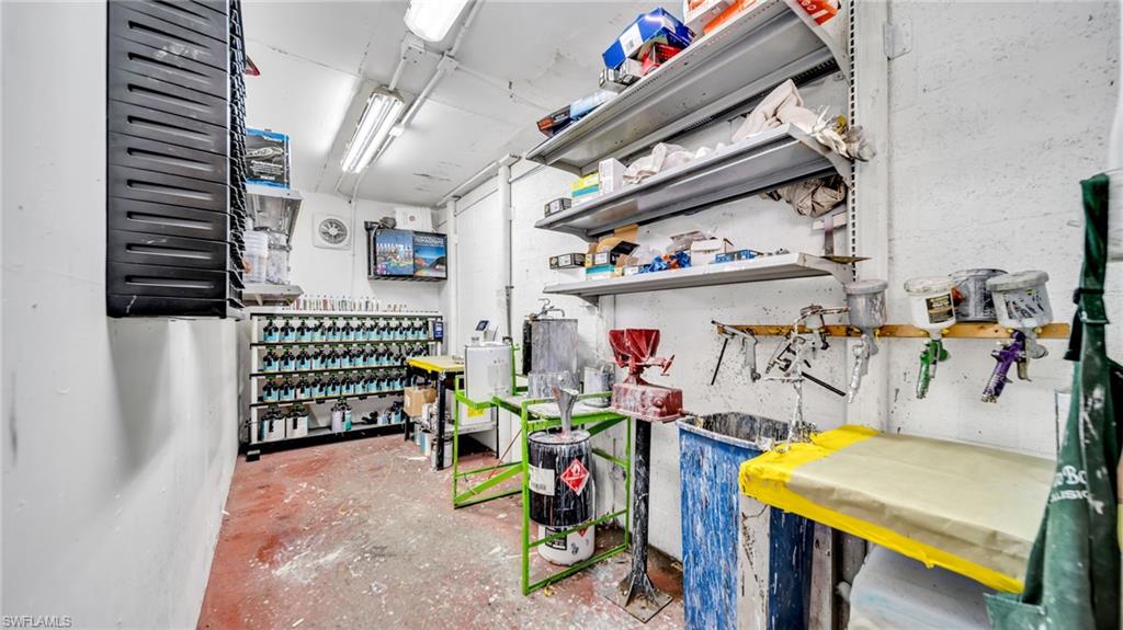 View of storage area