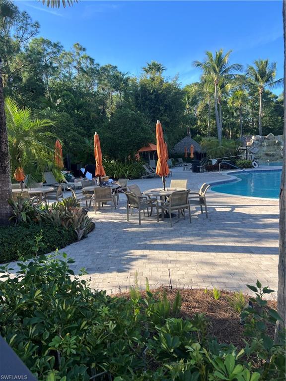 Swimming pool featuring a patio area