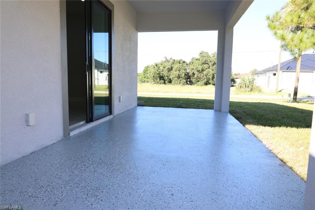 View of patio