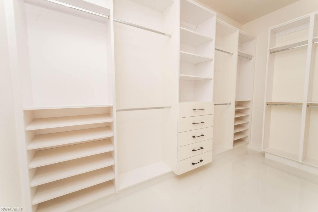 View of spacious closet