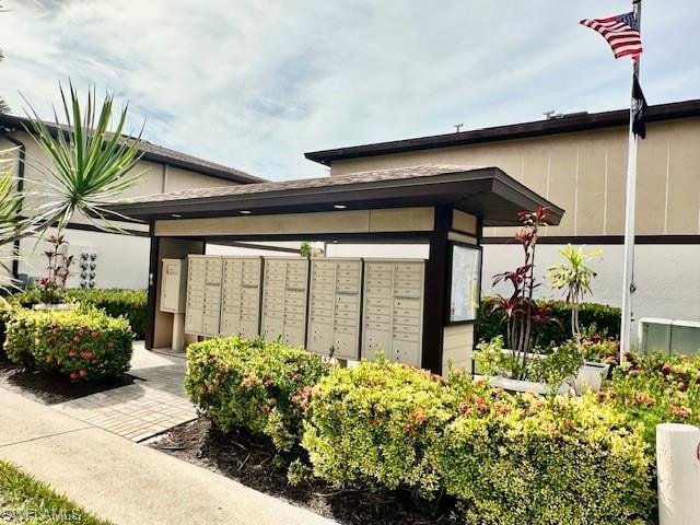 View of property's community with mail area